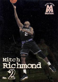 Mitch Richmond #18 Basketball Cards 1998 Skybox Molten Metal