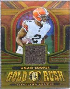 Amari Cooper #GR-AC Football Cards 2023 Panini Gold Standard Rush