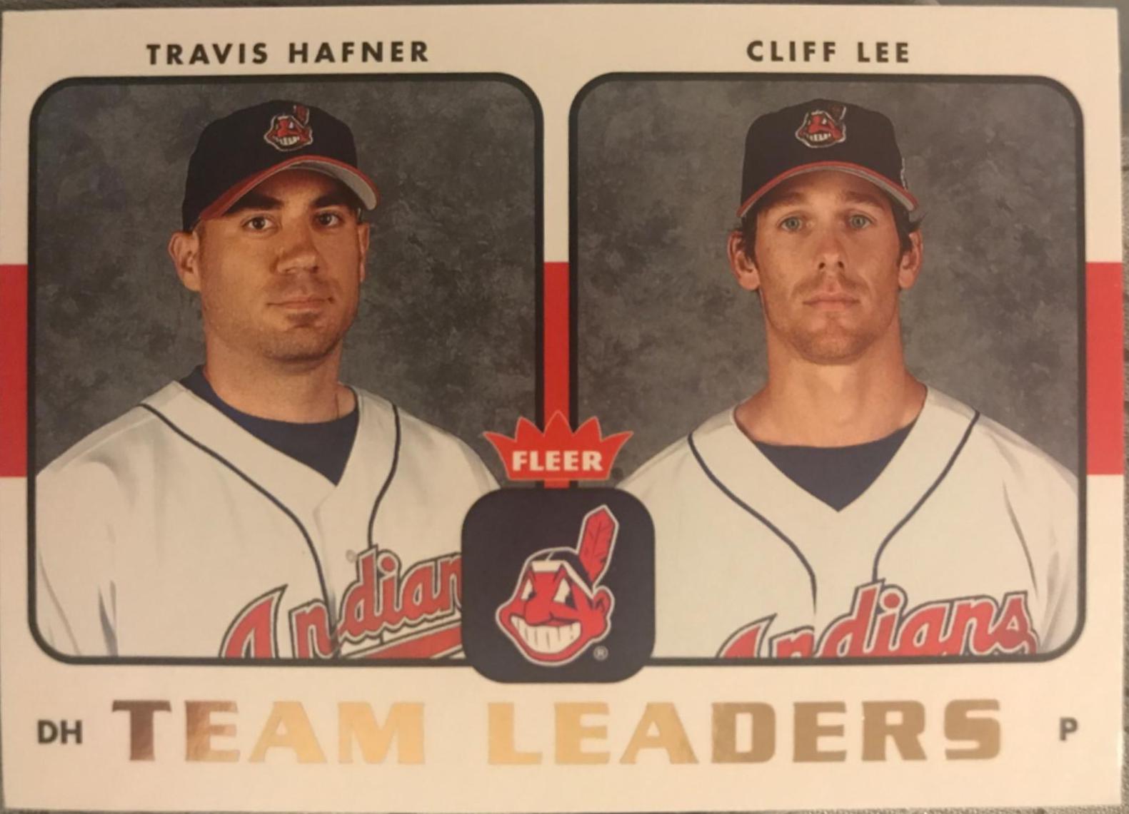 Travis Hafner, Cliff Lee #TL-8 Baseball Cards 2006 Fleer Team Leaders