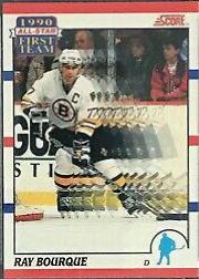 Ray Bourque #313 1990 Score Canadian Hockey