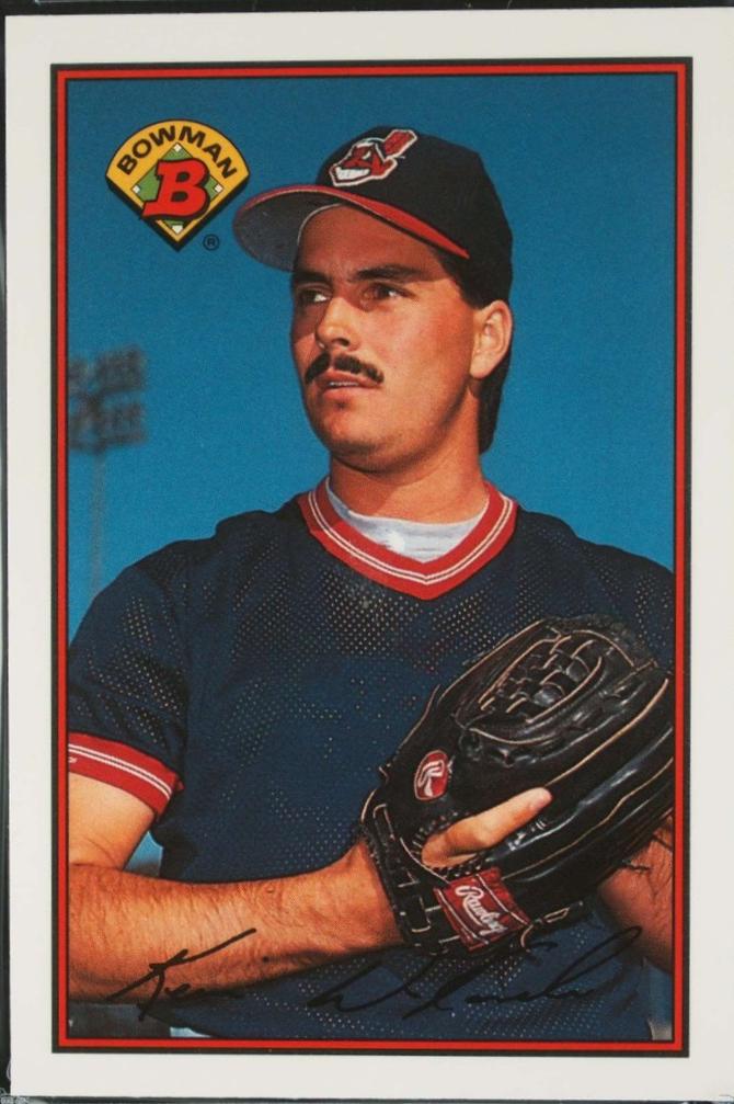 1989 Bowman Tiffany Kevin Wickander #75 card