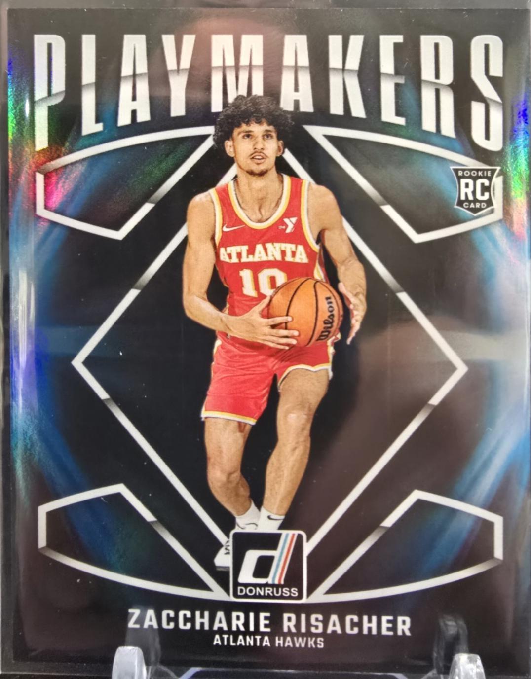 Zaccharie Risacher #14 Basketball Cards 2024 Panini Donruss PlayMakers
