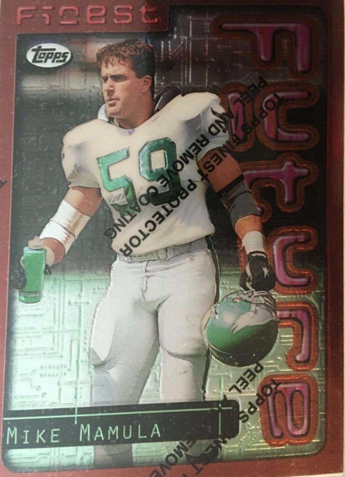 Mike Mamula #6 Football Cards 1996 Topps Finest
