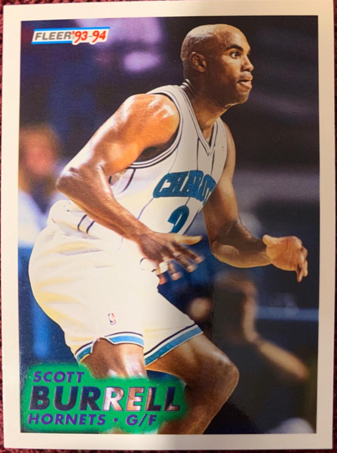 Scott Burrell #252 Basketball Cards 1993 Fleer
