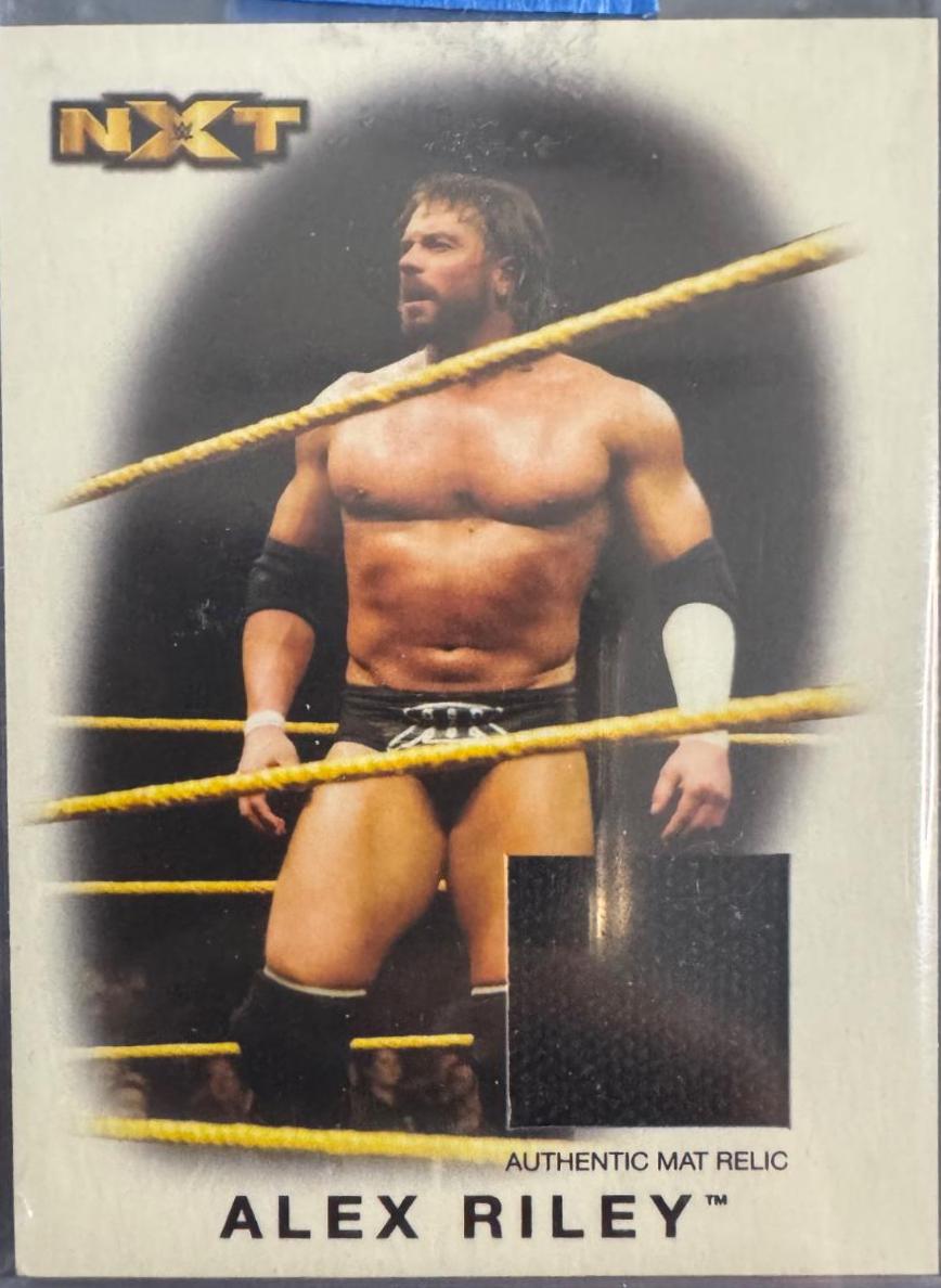 Alex Riley Wrestling Cards 2016 Topps WWE Heritage NXT University of Central Florida Relic