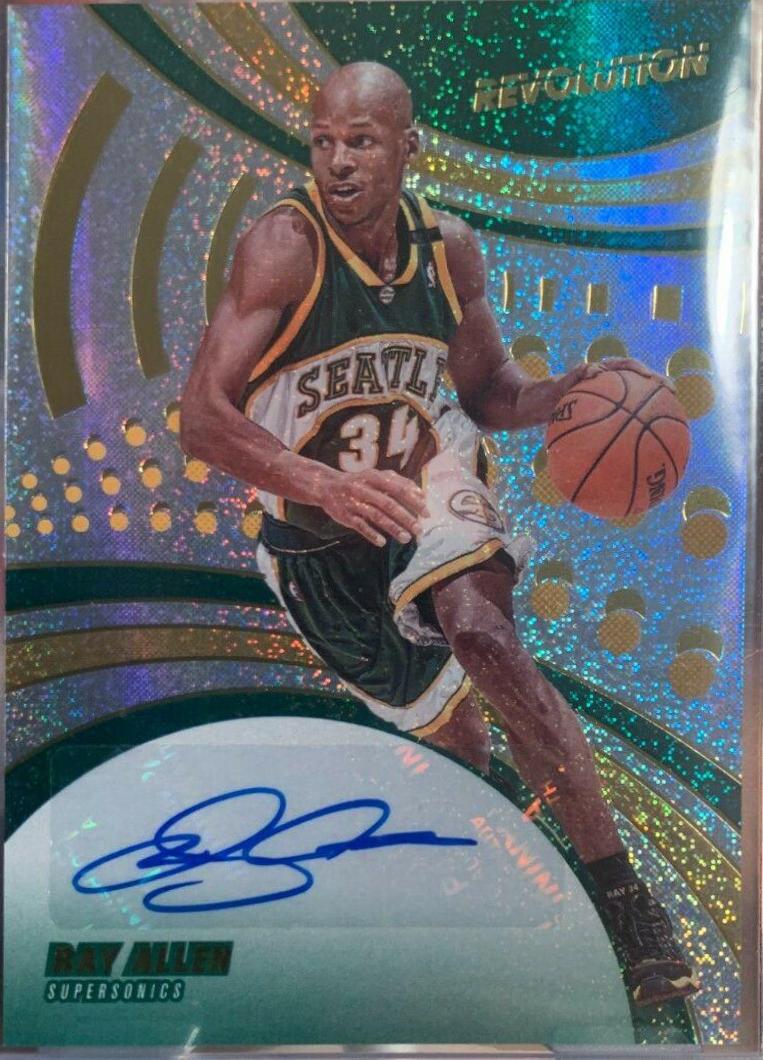 Ray Allen Basketball Cards 2020 Panini Revolution Autographs