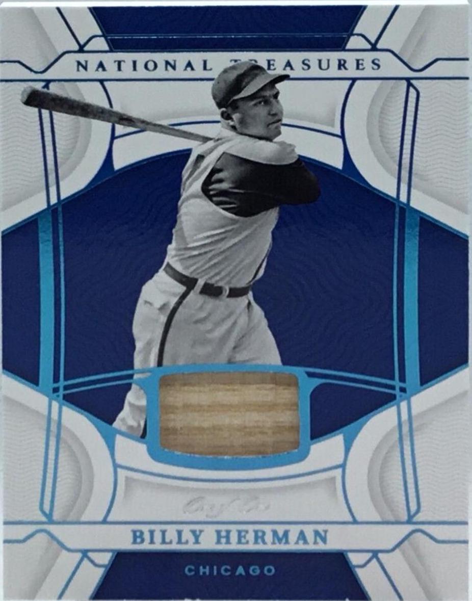 Billy Herman #3 Baseball Cards 2022 Panini National Treasures
