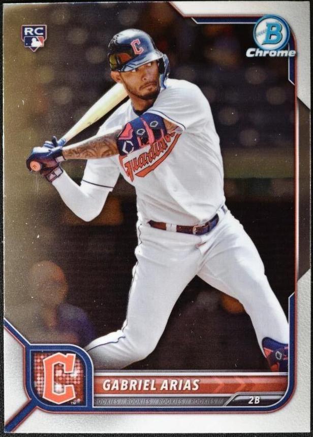 Gabriel Arias #7 Baseball Cards 2022 Bowman Chrome