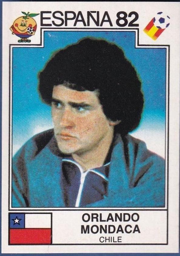 Orlando Mondaca #159 Soccer Cards 1982 Panini FIFA World Cup Spain Sticker