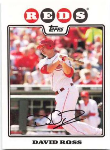 David Ross #154 Baseball Cards 2008 Topps