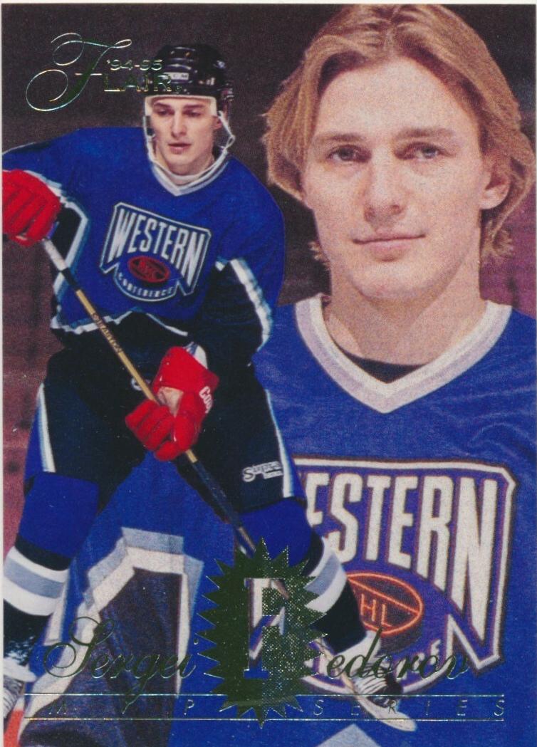 Sergei Fedorov #222 1994-95 Flair Hockey