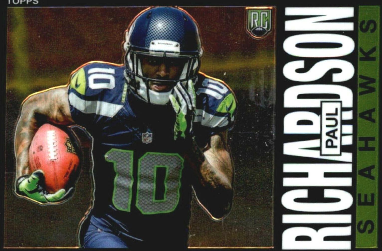Paul Richardson #9 Football Cards 2014 Topps Chrome 1985