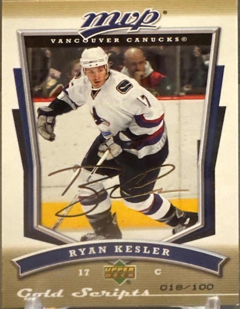 Ryan Kesler [Gold Script] #70