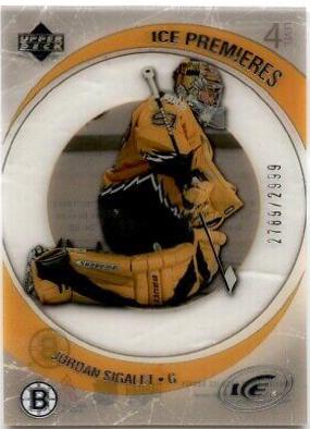 Jordan Sigalet #184 Hockey Cards 2005 Upper Deck Ice