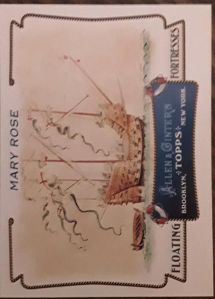 Mary Rose #FF2 Baseball Cards 2011 Topps Allen & Ginter Floating Fortresses