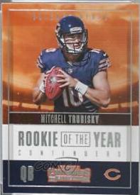 Mitchell Trubisky #RY-1 Football Cards 2017 Panini Contenders Rookie of the Year