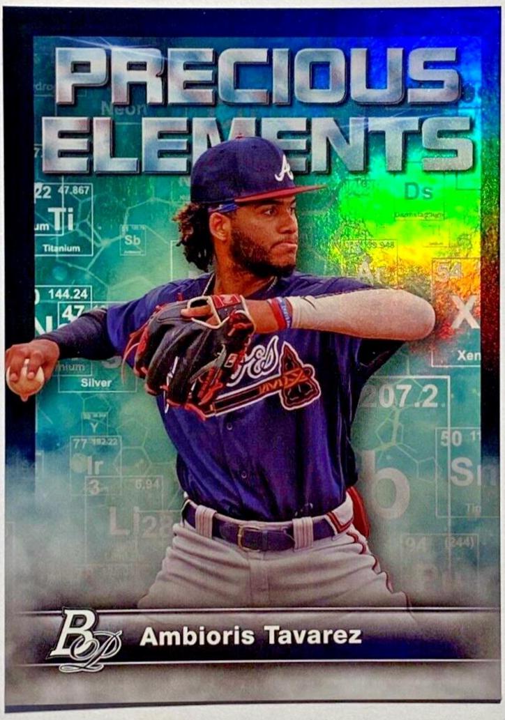 Ambioris Tavarez #PE-14 Baseball Cards 2023 Bowman Platinum Precious Elements