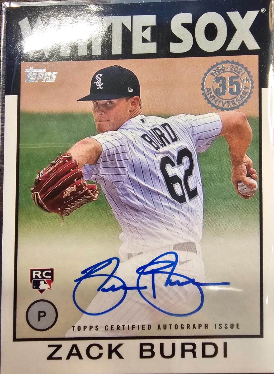 Zack Burdi #86A-ZB Baseball Cards 2021 Topps 1986 All Star Baseball 35th Anniversary Autographs