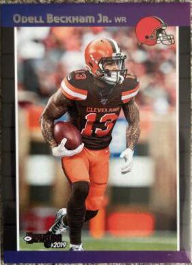 Odell Beckham Jr. #RET 10 Football Cards 2019 Donruss Retro 1989