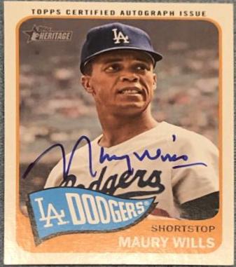 Maury Wills [Red Ink] #MW