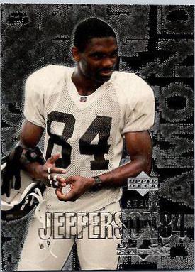 Shawn Jefferson #7 Football Cards 2000 Upper Deck Black Diamond