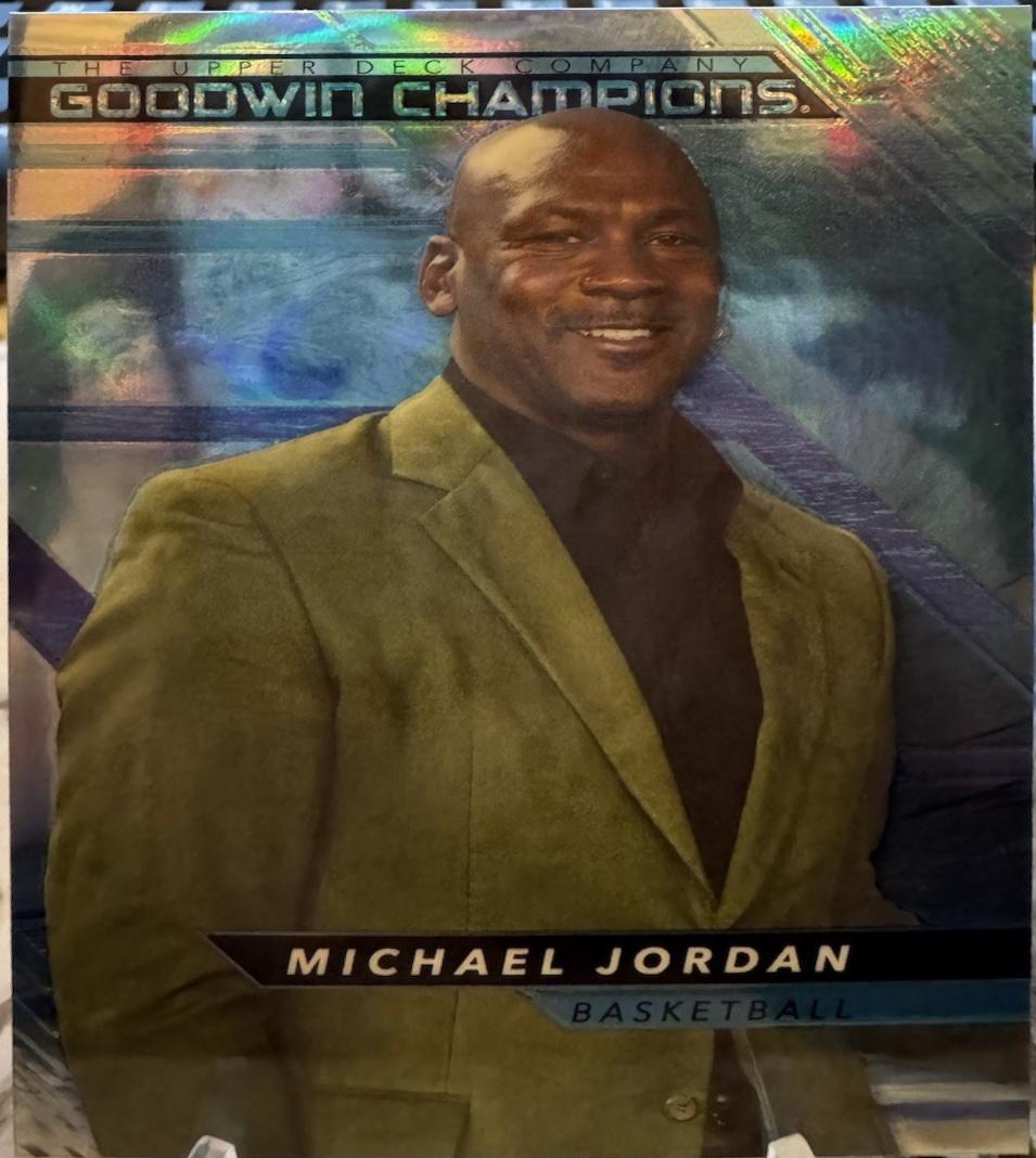 Michael Jordan #P1 2022 Upper Deck Goodwin Champions Platinum Basketball