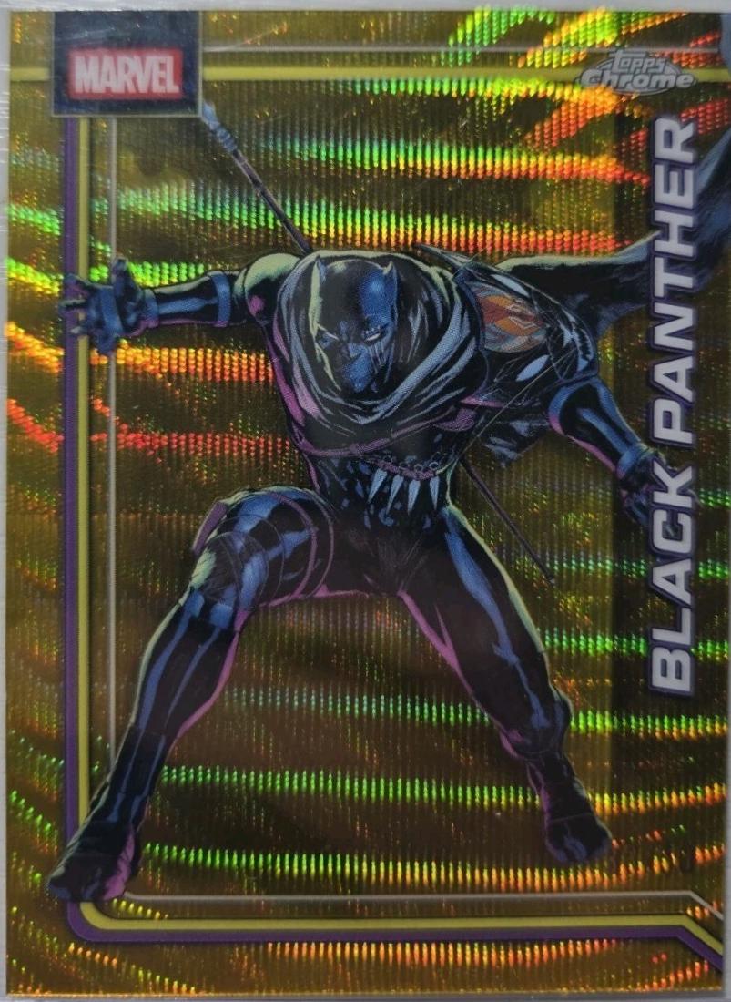 Black Panther Gold Wave Refractor