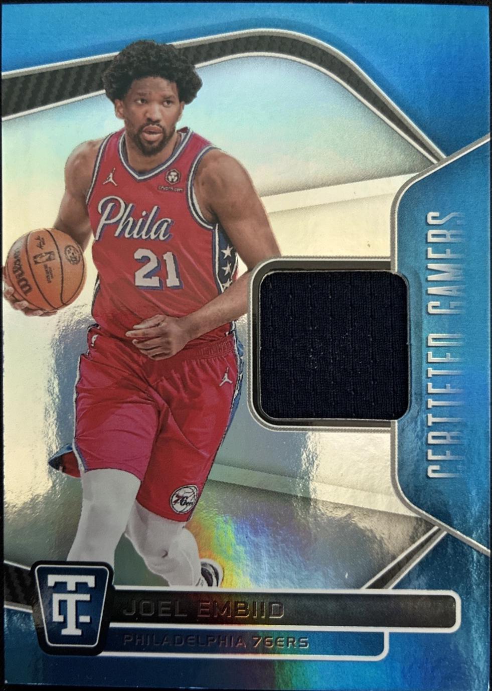 Joel Embiid #CG-JLE Basketball Cards 2024 Panini Totally Certified Gamers