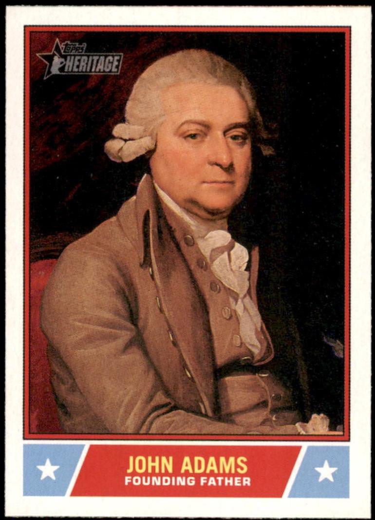 John Adams #NS-4 Baseball Cards 2025 Topps Heritage Notable American