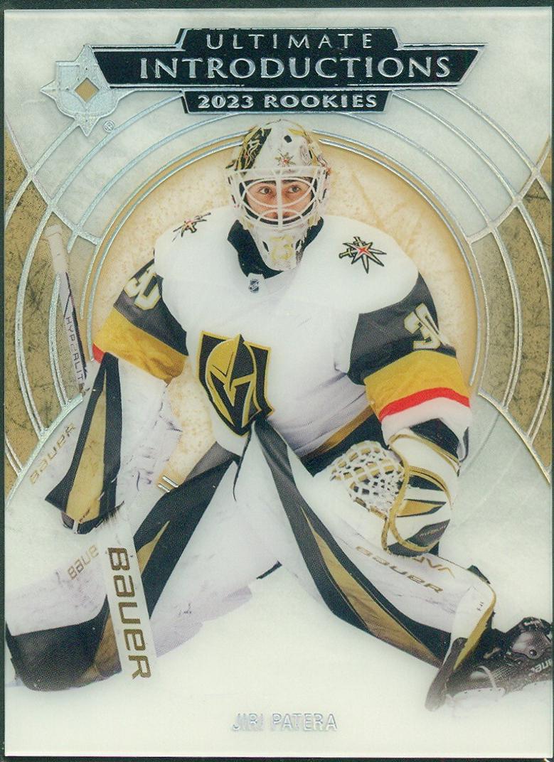 Jiri Patera #UI-29 Hockey Cards 2023 Upper Deck Ultimate Collection Introductions