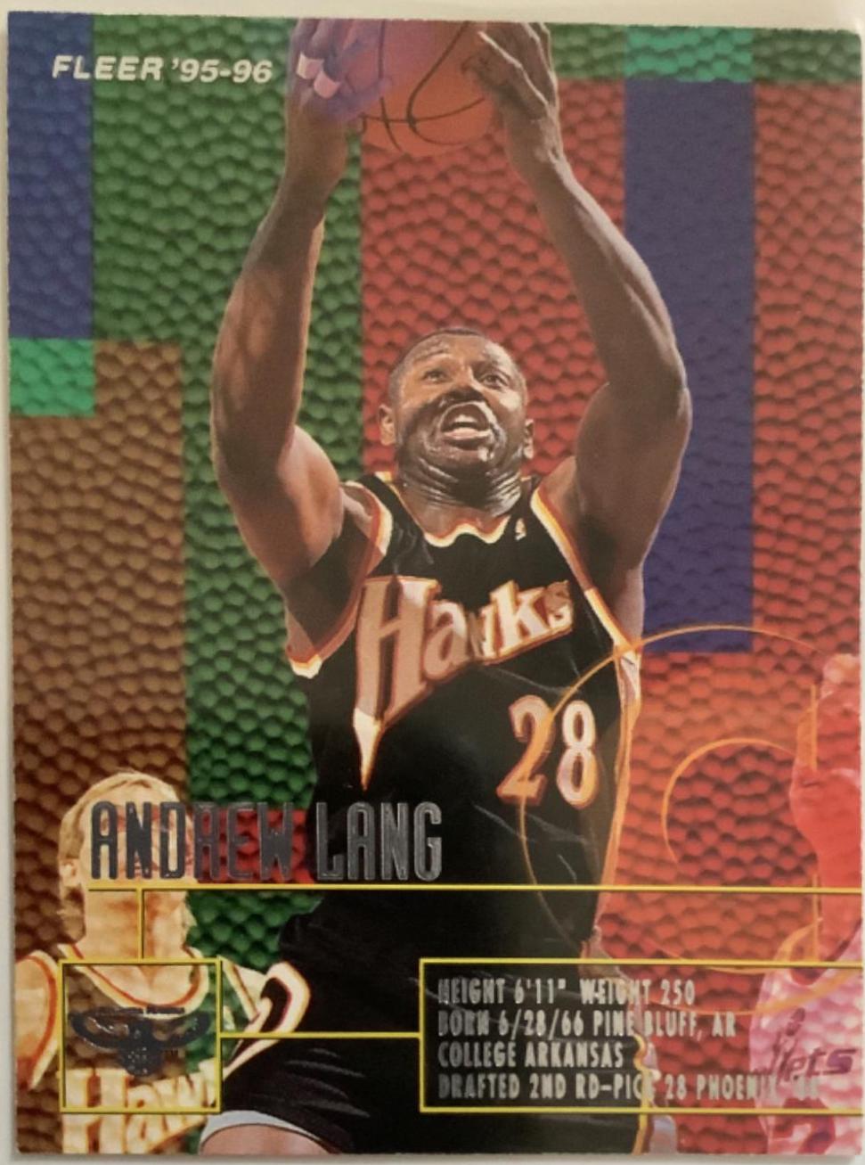 Andrew Lang #4 Basketball Cards 1995 Fleer