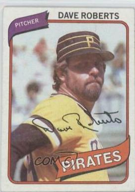 Dave Roberts #212 Baseball Cards 1980 Topps