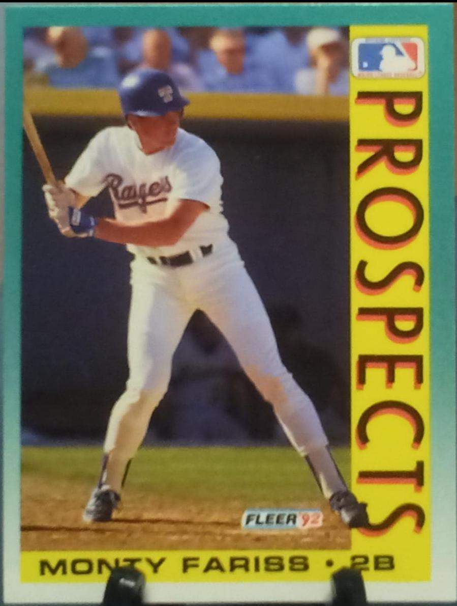 Monty Fariss #668 Baseball Cards 1992 Fleer