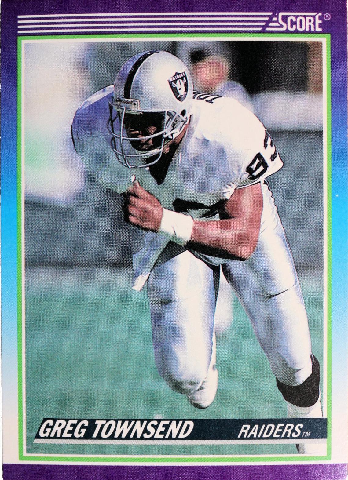 Greg Townsend #450 Football Cards 1990 Panini Score
