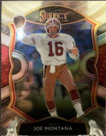 Joe Montana #19 Football Cards 2020 Panini Select