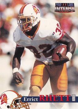 Errict Rhett #19 Football Cards 1996 Pro Line II Intense