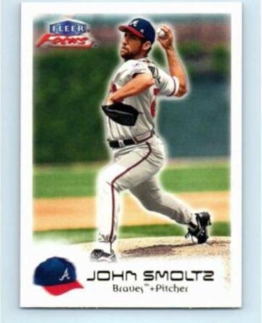 John Smoltz #37 Baseball Cards 2000 Fleer Focus