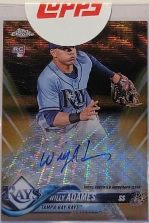 Willy Adames [Gold Wave Refractor] #RA-WA