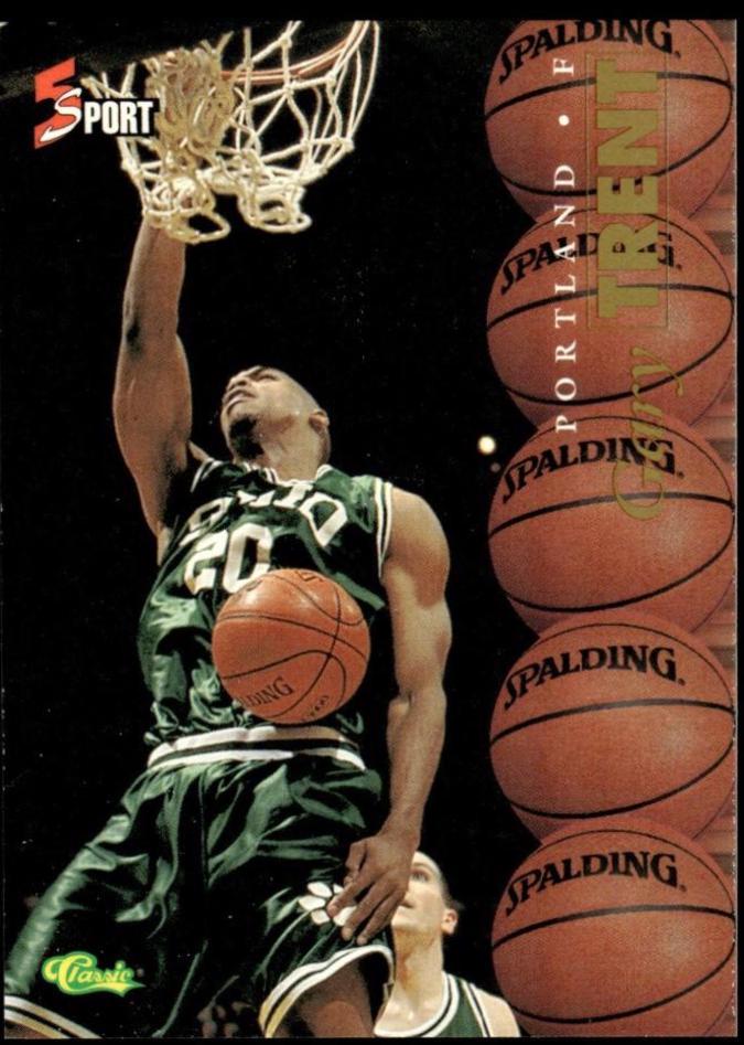 Gary Trent #10 1995 Classic 5 Sport Basketball