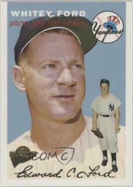 Whitey Ford #30 Baseball Cards 2004 Topps All Time Fan Favorites