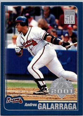 Andres Galarraga #27 Baseball Cards 2001 Topps Opening Day