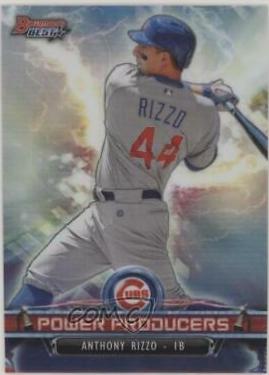 Anthony Rizzo #PP-AR Baseball Cards 2018 Bowman's Best Power Producers