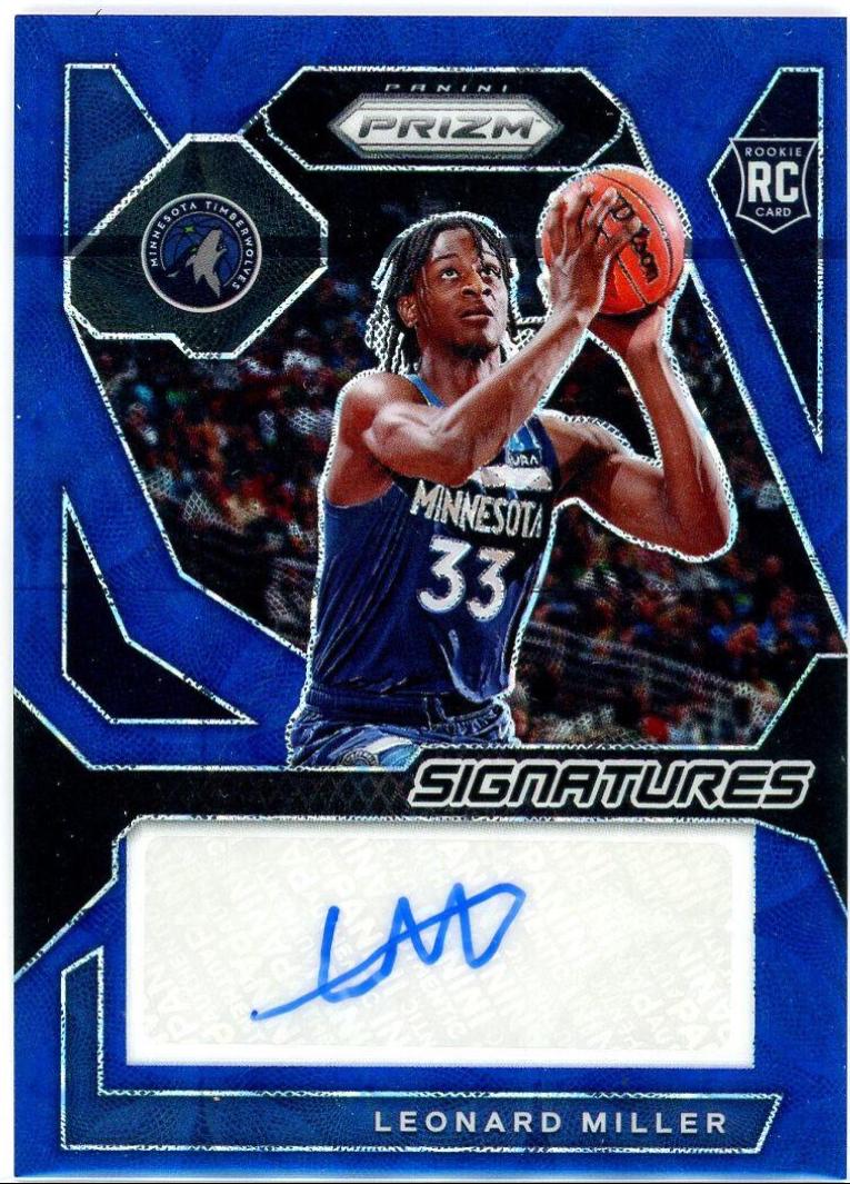 Leonard Miller [Choice Blue Prizm] #RSI-MIL