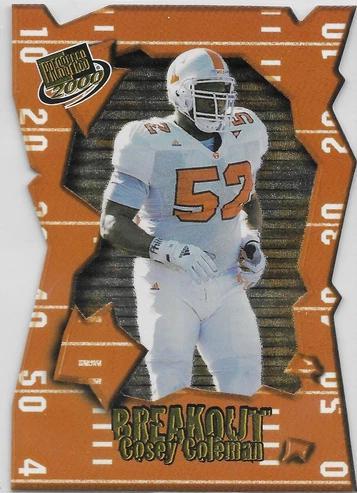 Cosey Coleman #BO13 Football Cards 2001 Press Pass Breakout