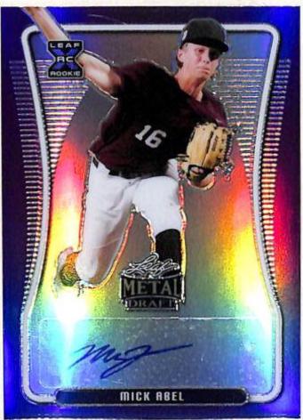 Mick Abel #BA-MA1 2020 Leaf Metal Draft Autographs Baseball