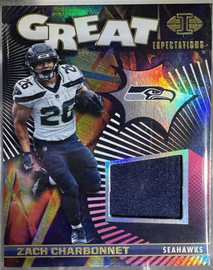 Zach Charbonnet #GE-ZCT 2024 Panini Illusions Great Expectations Football