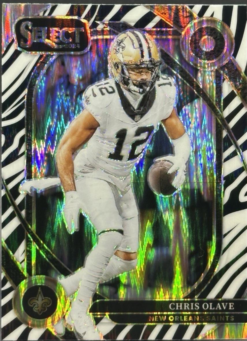 Chris Olave [Zebra Prizm] #237 Prices | 2024 Panini Select