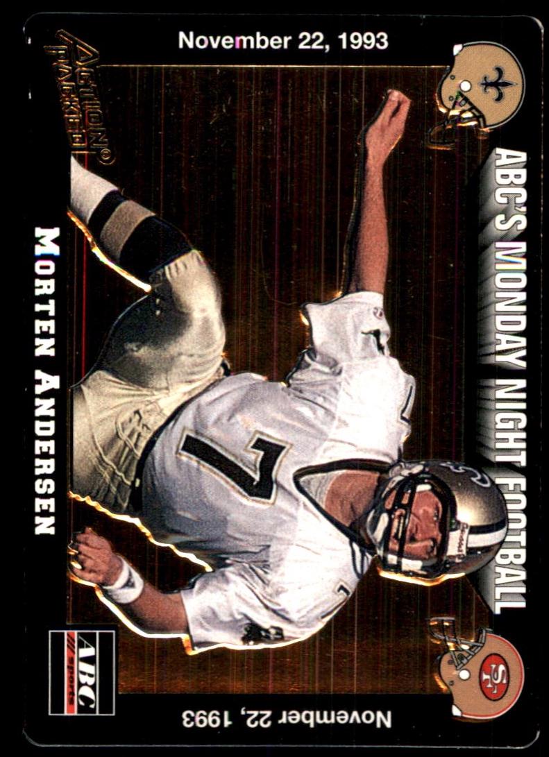 Morten Andersen #48 1993 Action Packed Monday Night Football