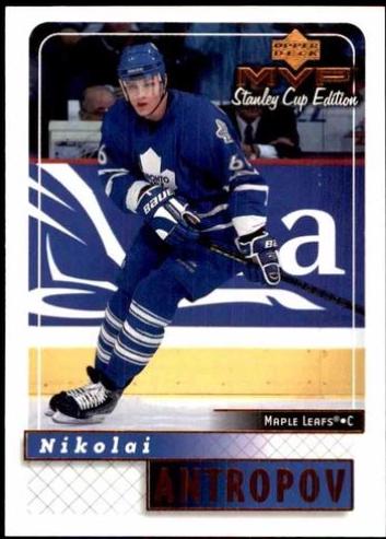 Nikolai Antropov #178 Hockey Cards 1999 Upper Deck MVP Stanley Cup Edition
