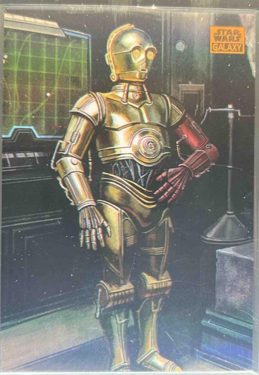 C-3PO [Orange] #POW-5 Prices | Star Wars 2025 Topps Galaxy Chrome
